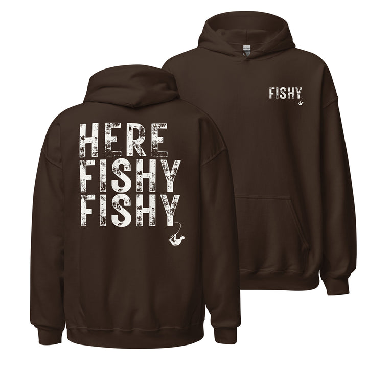 HERE FISHY FISHY - Unisex Midweight Hoodie