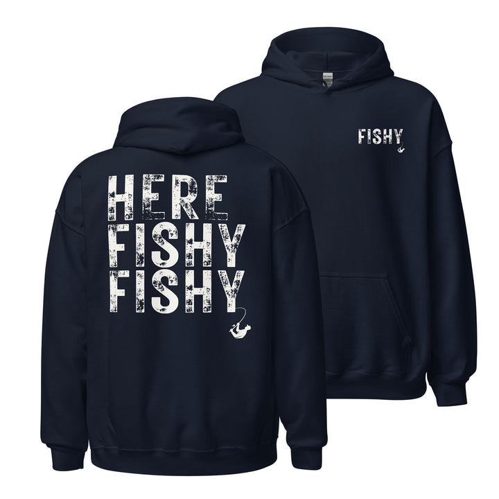 HERE FISHY FISHY - Unisex Midweight Hoodie