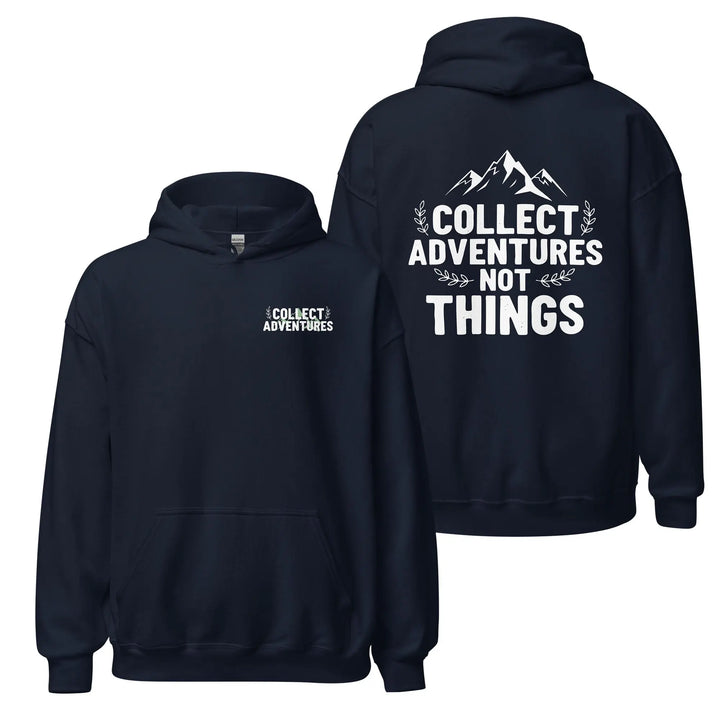 Collect Adventures not things hoodie Hoodie DARK NAVY / 3XL