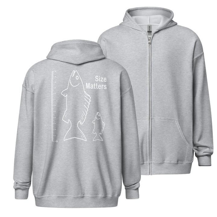 Size Matters Sof Fleece zip hoodie
