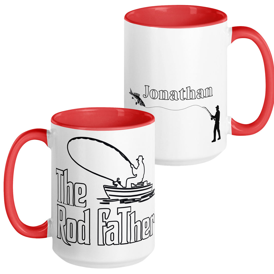 The Rod Father - Customizable Colored Coffee Mug 15oz