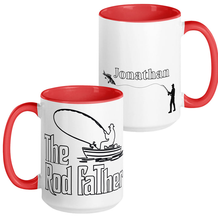 The Rod Father - Customizable Colored Coffee Mug 15oz