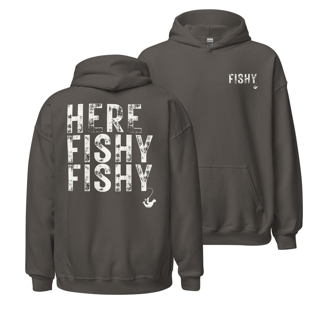 HERE FISHY FISHY - Unisex Midweight Hoodie