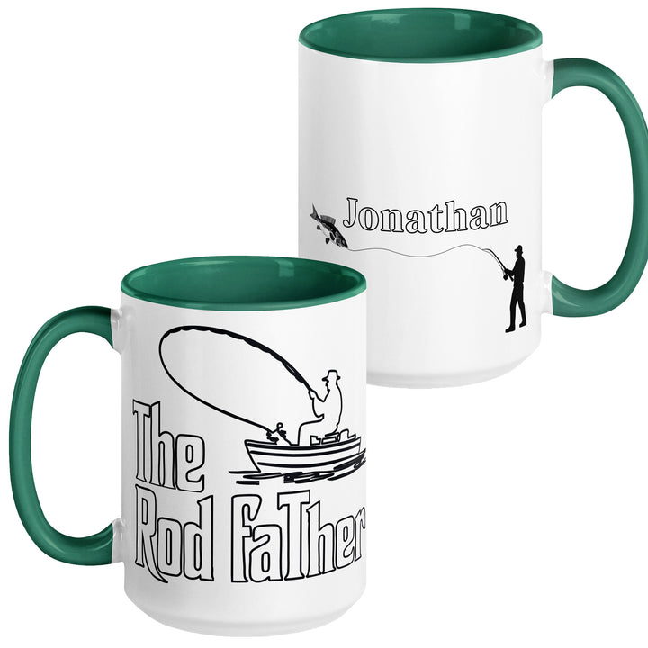 The Rod Father - Customizable Colored Coffee Mug 15oz