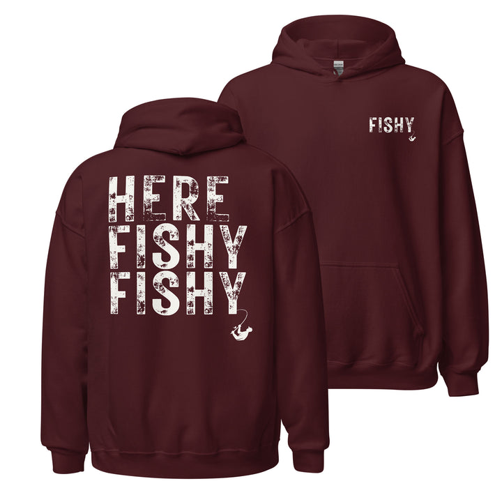 HERE FISHY FISHY - Unisex Midweight Hoodie