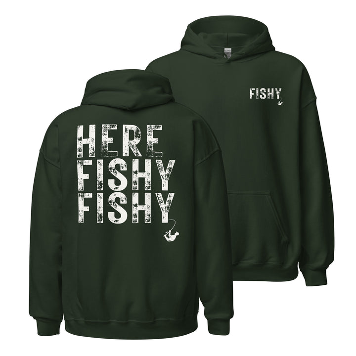 HERE FISHY FISHY - Unisex Midweight Hoodie