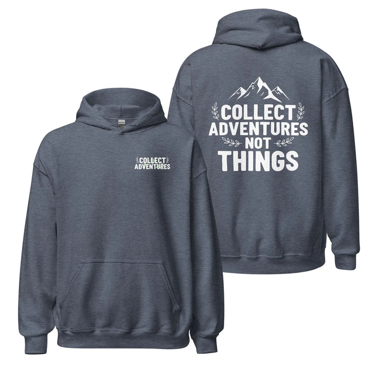 Collect Adventures not things hoodie Hoodie HEATHER SPORT NAVY / 3XL