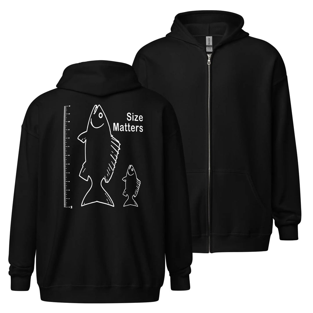 Size Matters Sof Fleece zip hoodie