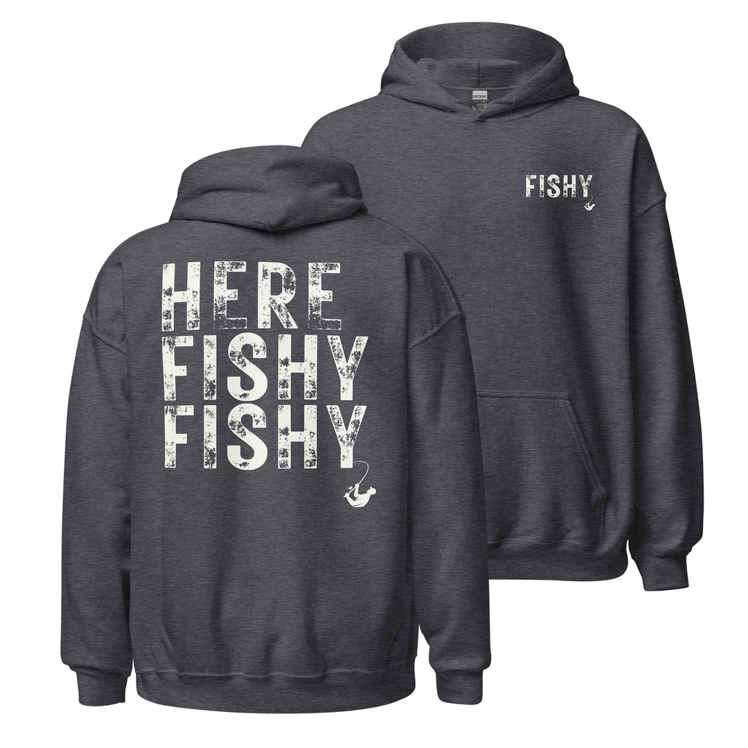 HERE FISHY FISHY - Unisex Midweight Hoodie