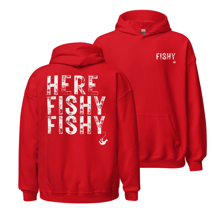 HERE FISHY FISHY - Unisex Midweight Hoodie