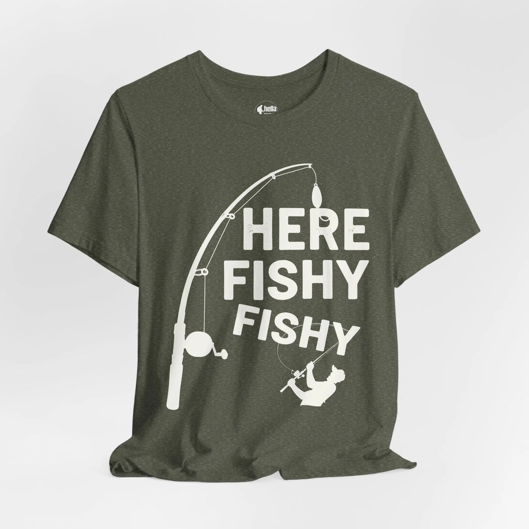 Here Fishy Fishy - Vintage Soft T-Shirt T-Shirt