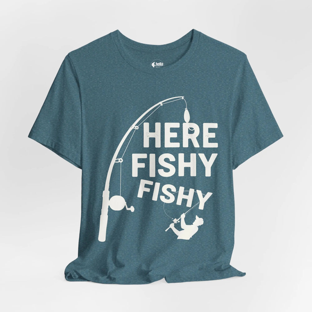 Here Fishy Fishy - Vintage Soft T-Shirt T-Shirt