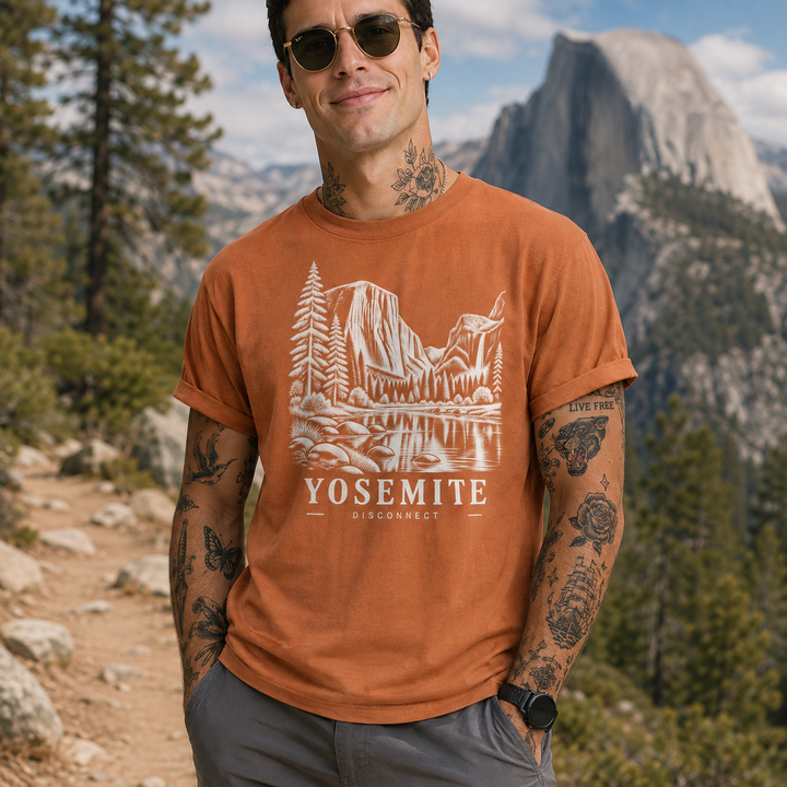 YOSEMITE - comfort colors tshirt