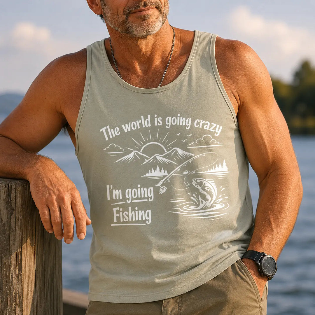 THE WORLD IS GOING CRAZY - Unisex Tank Top