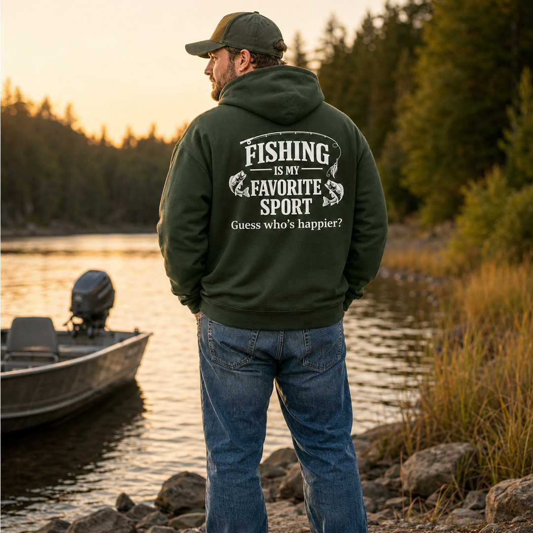 FISHING IS MY FAVORITE SPORT - Unisex Hoodie