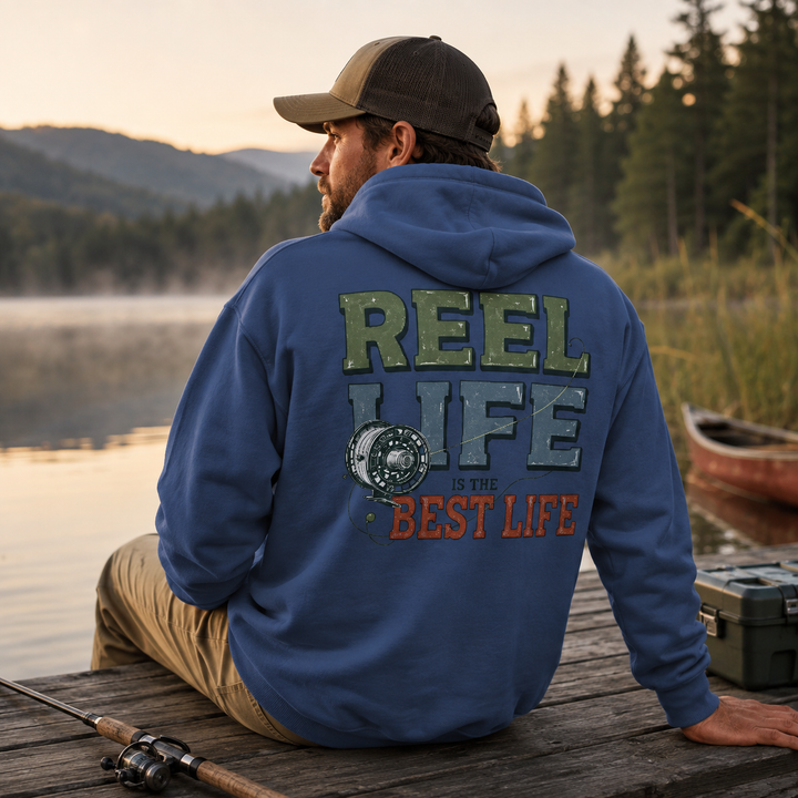 REEL LIFE IS THE BEST LIFE - Unisex Hoodie