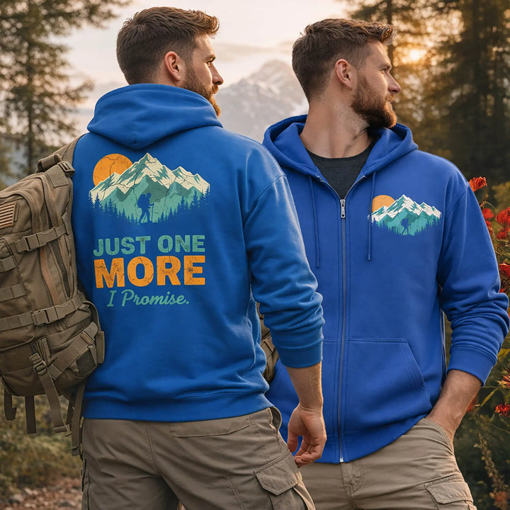 Just One More - Full Zip Hoodie zip hoodie