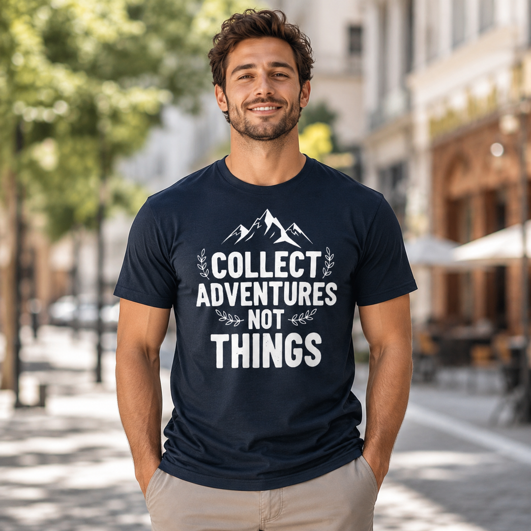 Collect Advantures Not Things T-Shirt