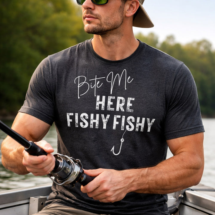 Bite Me, Here Fishy Fishy - Breathable Lightweight Shirt