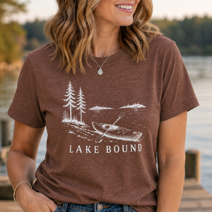 LAKE BOUND - Unisex Triblend tshirt