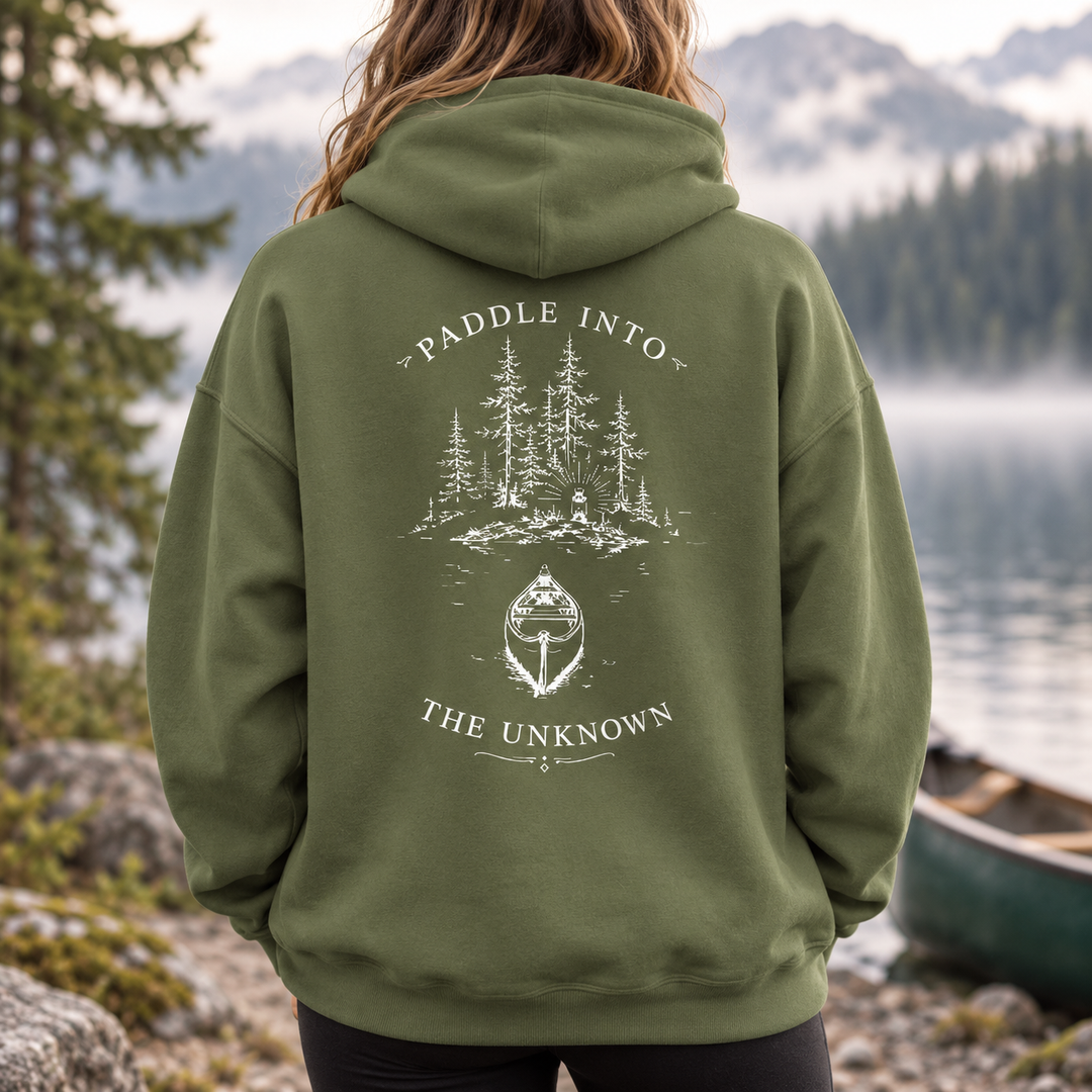 PADDLE INTO THE UNKNOWN  - Hoodie