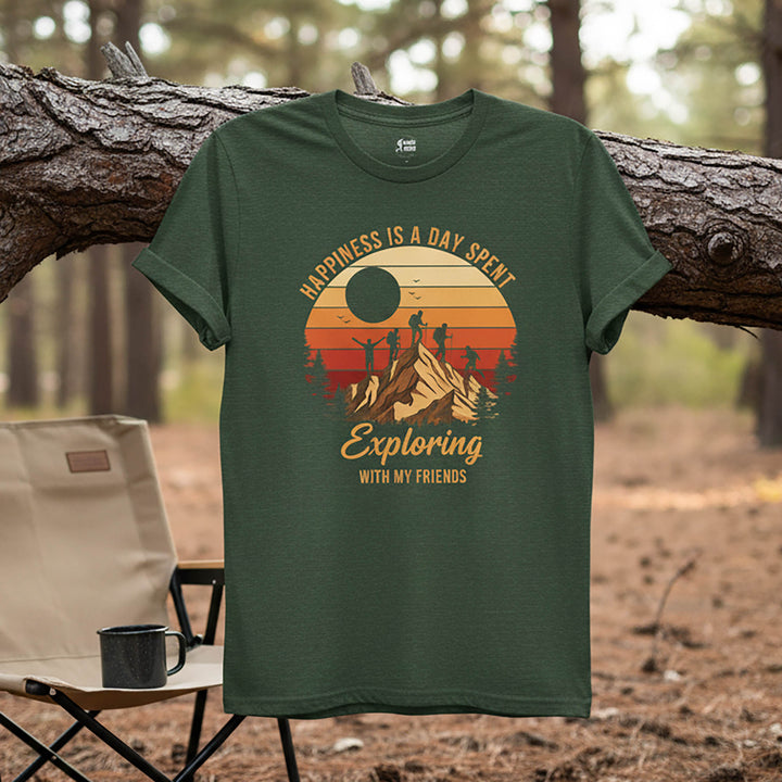 Happines Is The day Spent With Friends T-Shirt