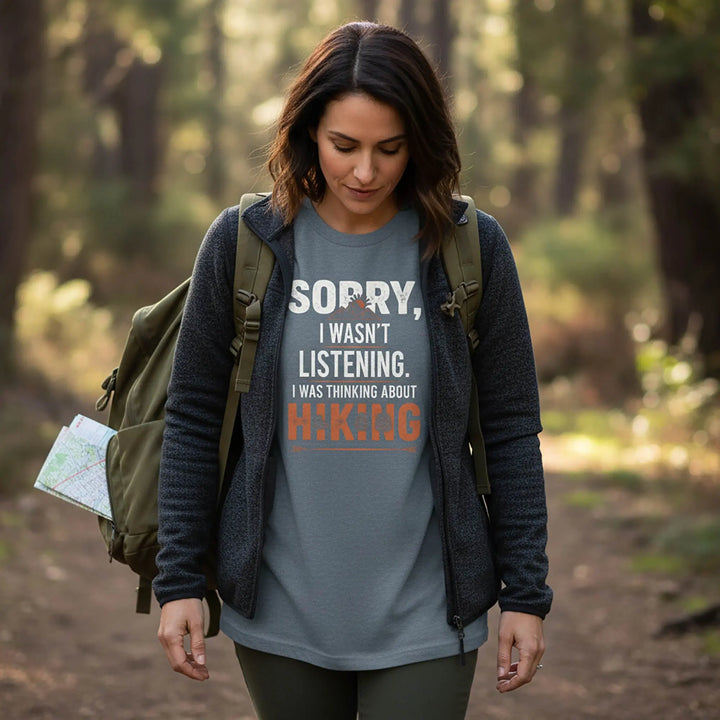 Sorry I Wasn't Listening T-shirt T-Shirt Heather Slate / 3XL