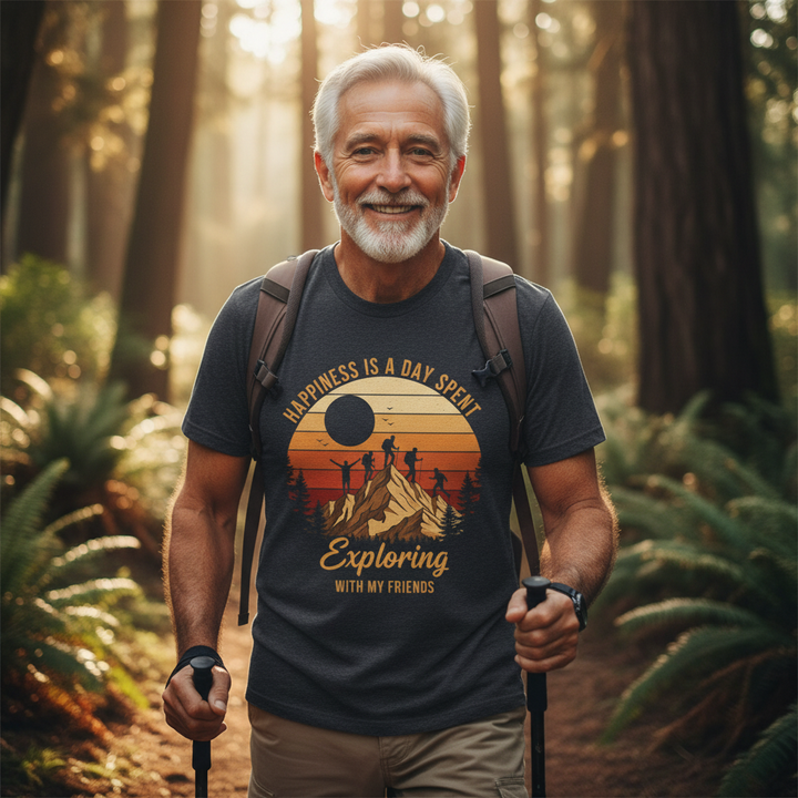 Happines Is The day Spent With Friends T-Shirt