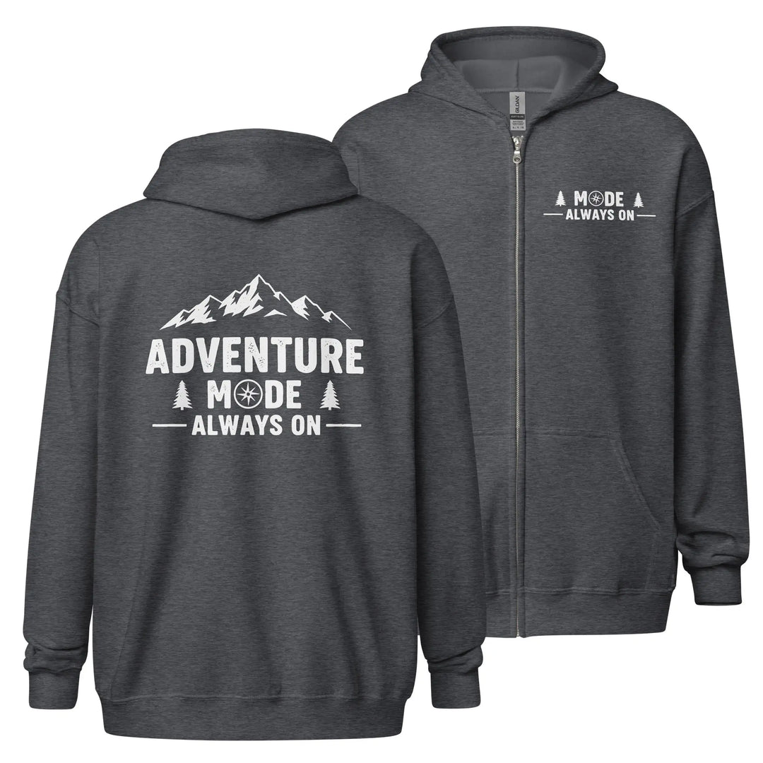 Adventure Mode On - Full Zip Hoodie zip hoodie