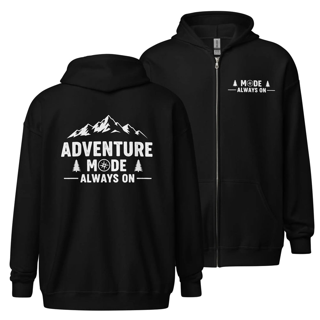Adventure Mode On - Full Zip Hoodie zip hoodie
