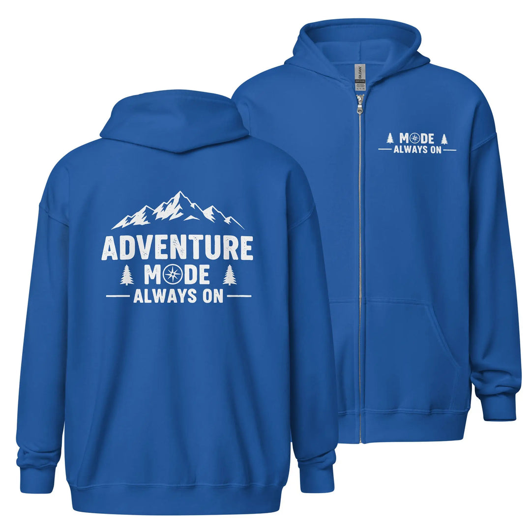 Adventure Mode On - Full Zip Hoodie zip hoodie
