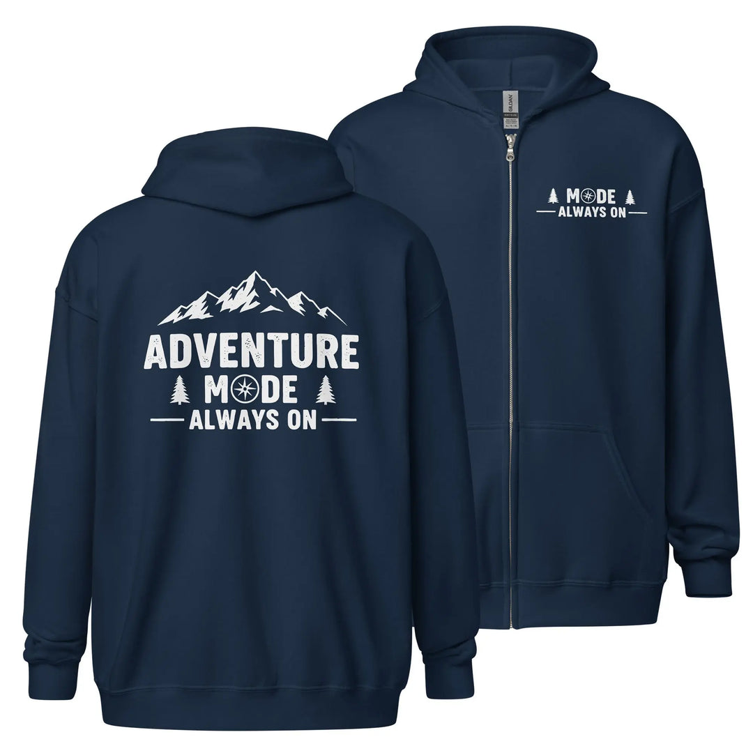 Adventure Mode On - Full Zip Hoodie zip hoodie