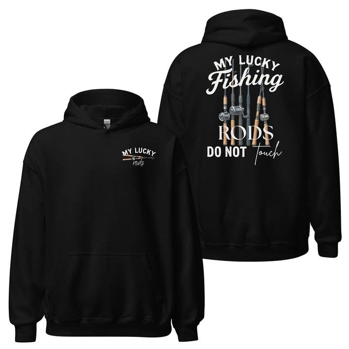 My Lucky Fishing Rods Hoodie Hoodie Black / 3XL