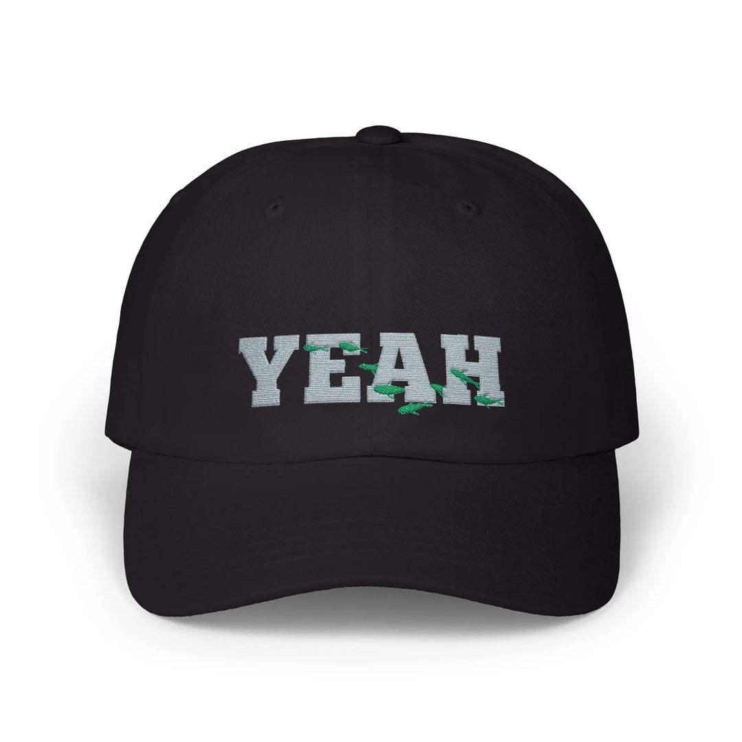 Embroidered Yeah Classic Cap Hats Black / One size