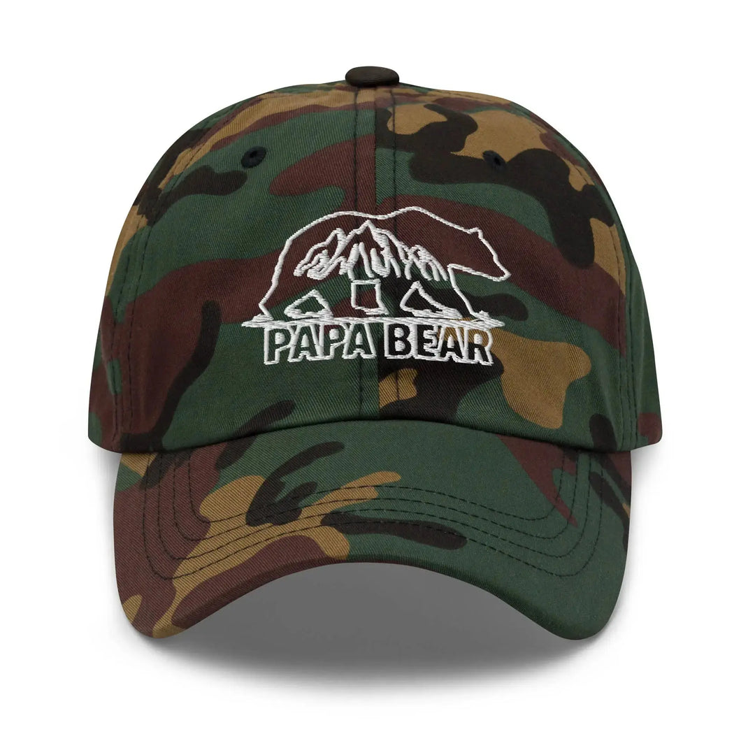 Papa Bear - Embroidered Classic Bear Hat   Hats