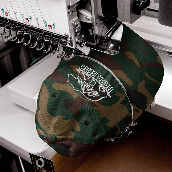Papa Bear - Embroidered Classic Bear Hat   Hats