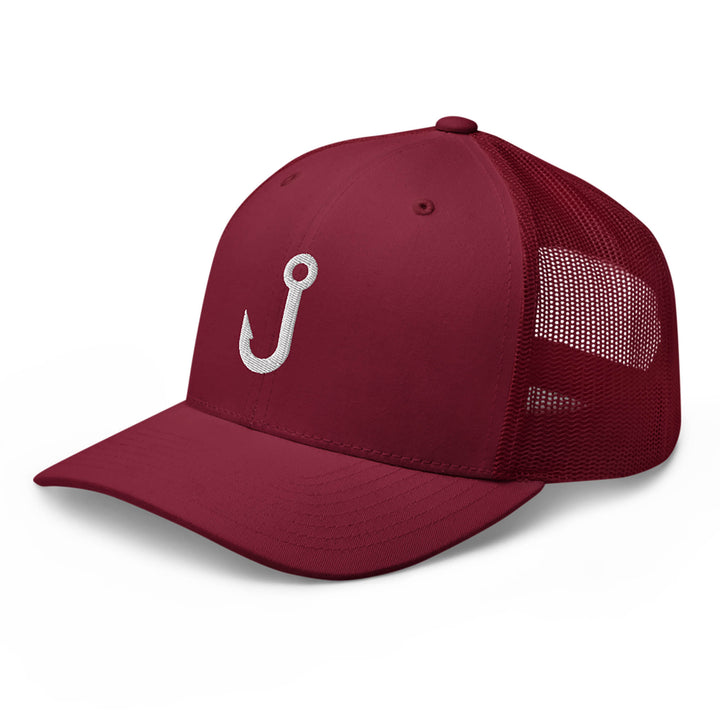 Fish Hook - Embroidered Retro Truckers Hat