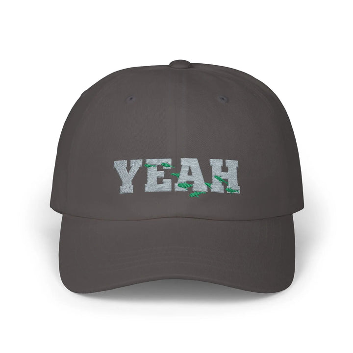 Embroidered Yeah Classic Cap Hats Dark Gray / One size