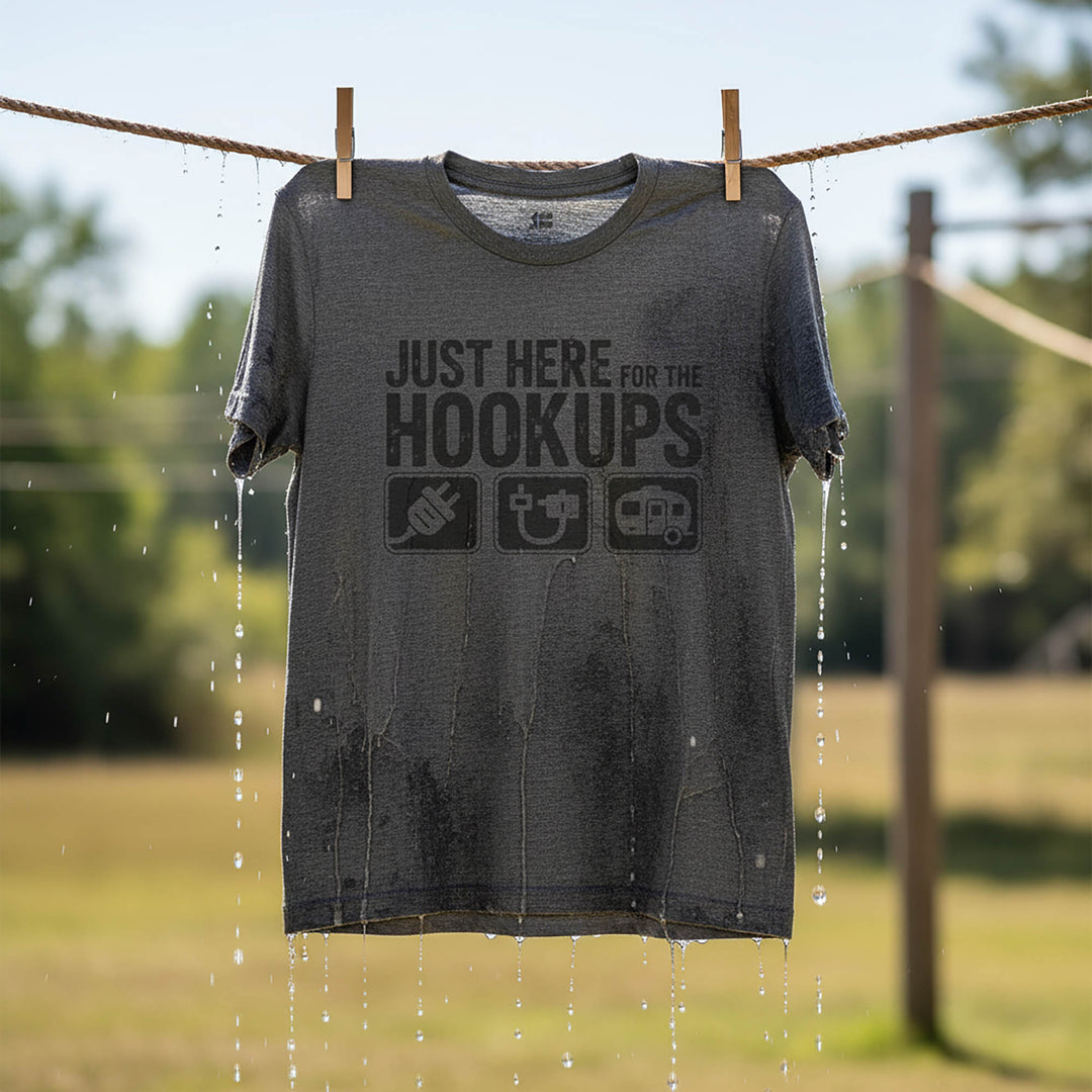 Just Here For the Hoockups T-shirt