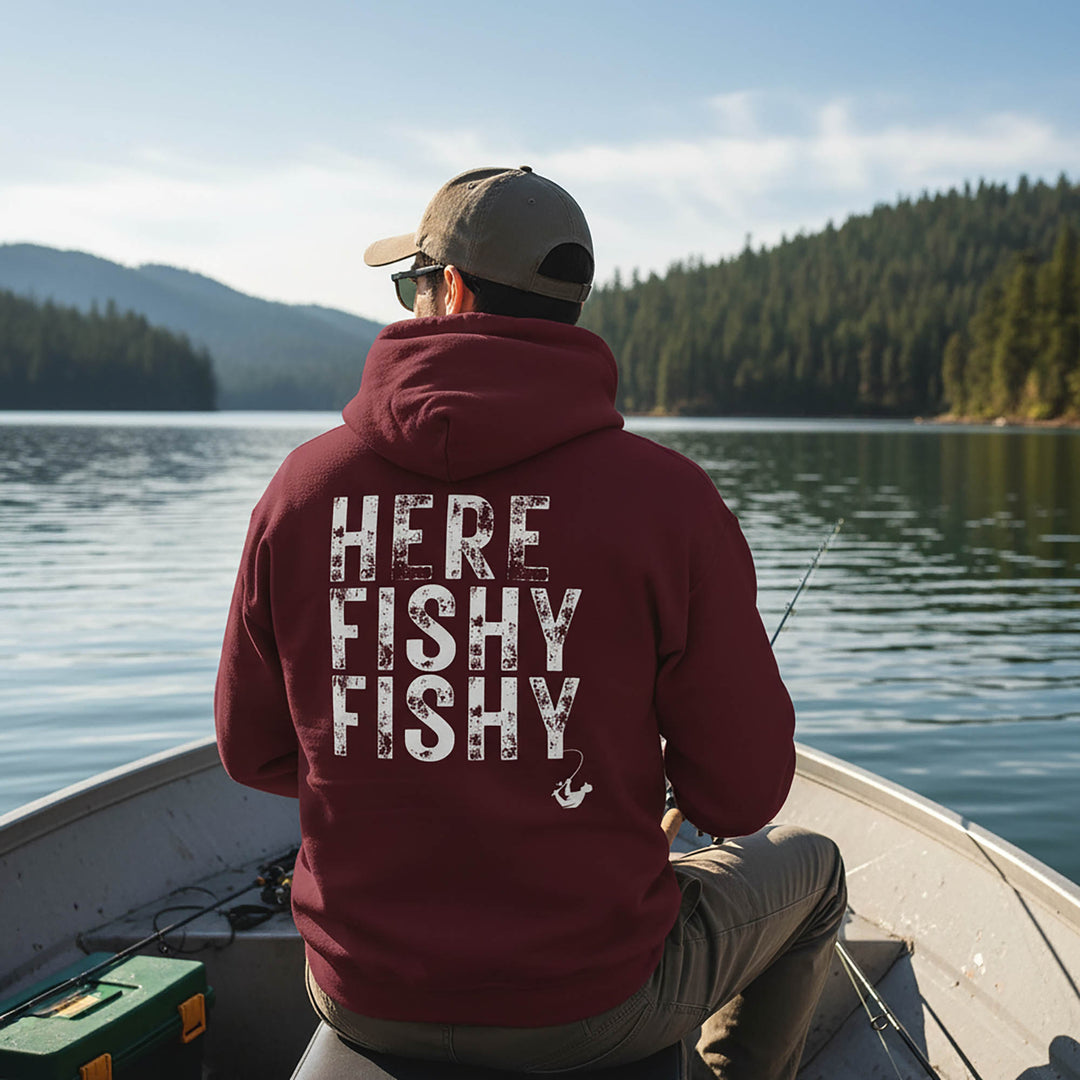 Here Fishy Fishy - Midweight Soft Hoodie