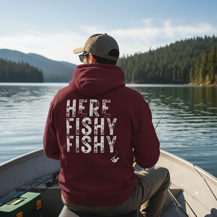 Here Fishy Fishy - Midweight Soft Hoodie