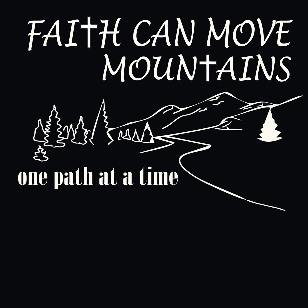 Faith Can Move Mountains - Heavyweight T-Shirt