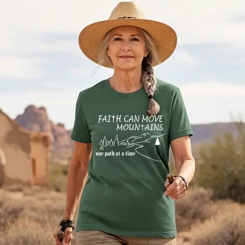 Faith Can Move Mountains - Heavyweight T-Shirt