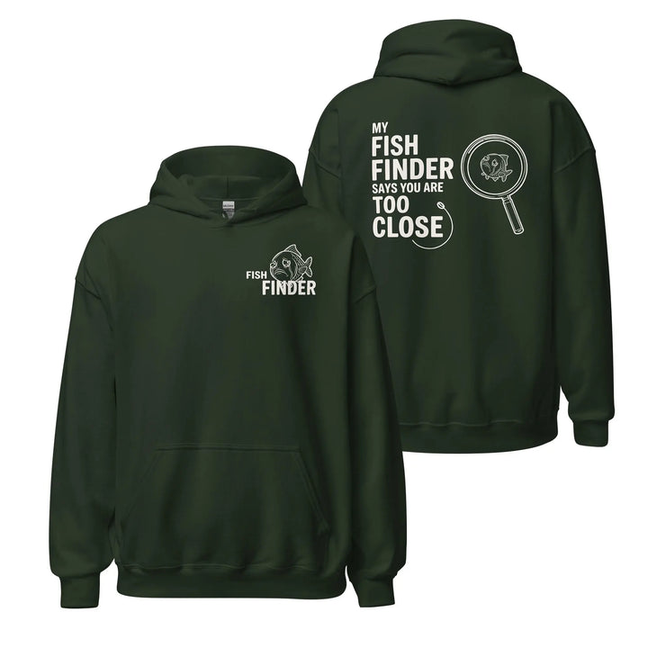 Fish Finder Hoodie Hoodie DARK FOREST GREEN / 3XL