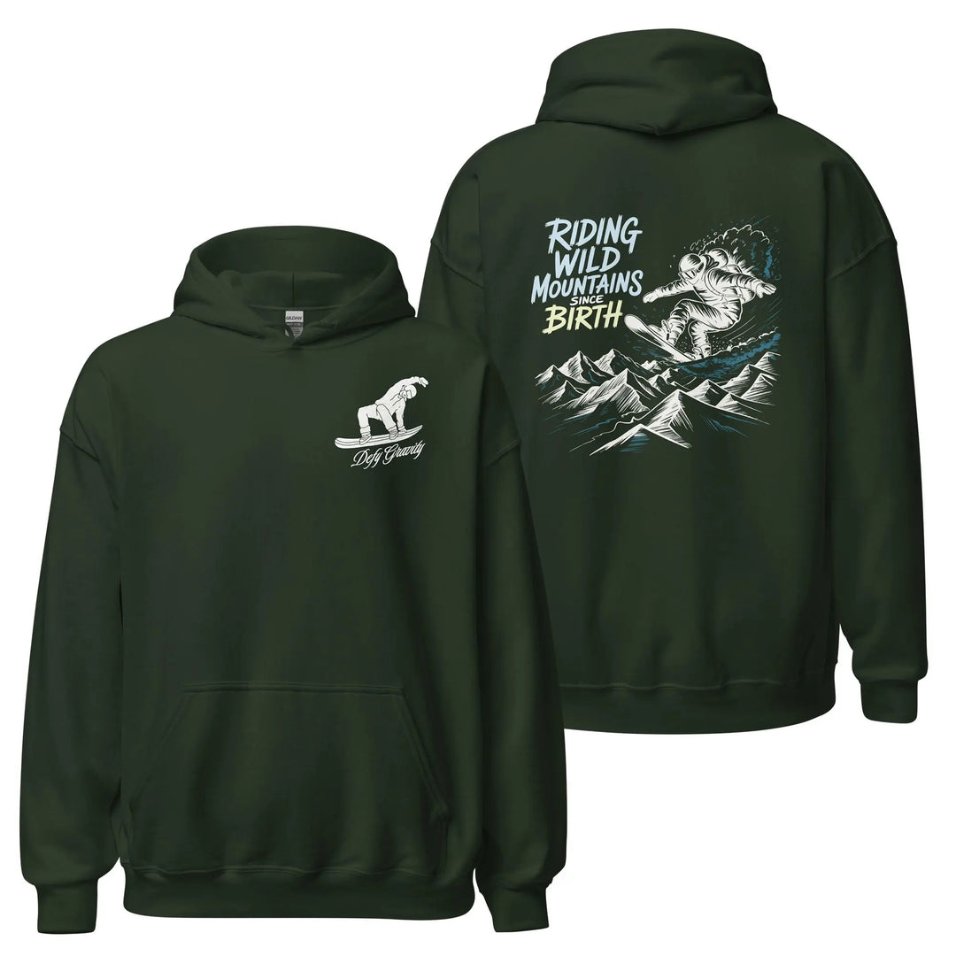 Riding Wild Mountains Since Birth - Hoodie Hoodie