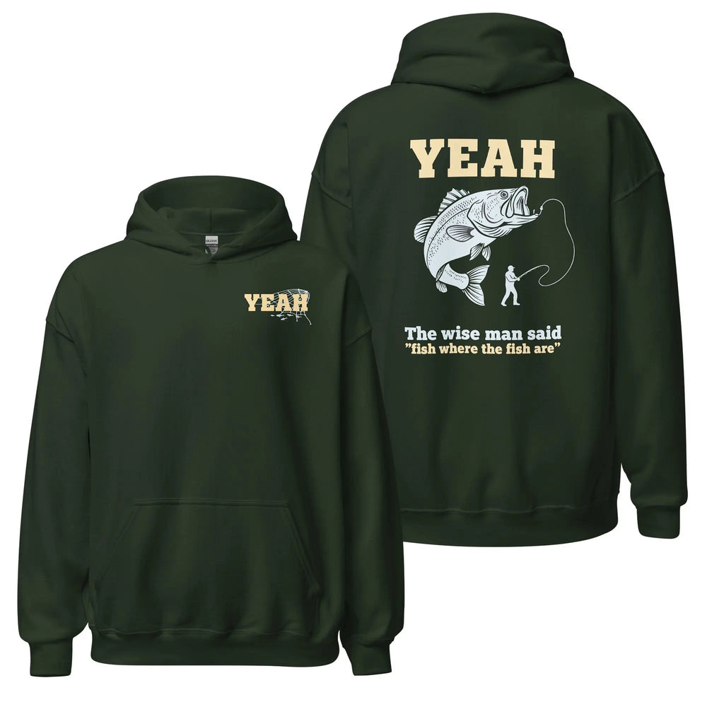 The Wise Man Said Hoodie Hoodie DARK FOREST GREEN / 3XL