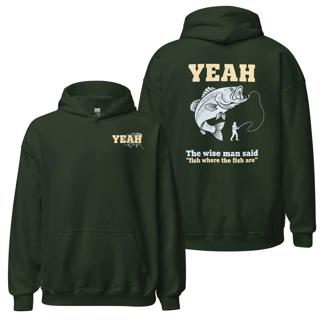 The Wise Man Said Hoodie Hoodie DARK FOREST GREEN / 3XL