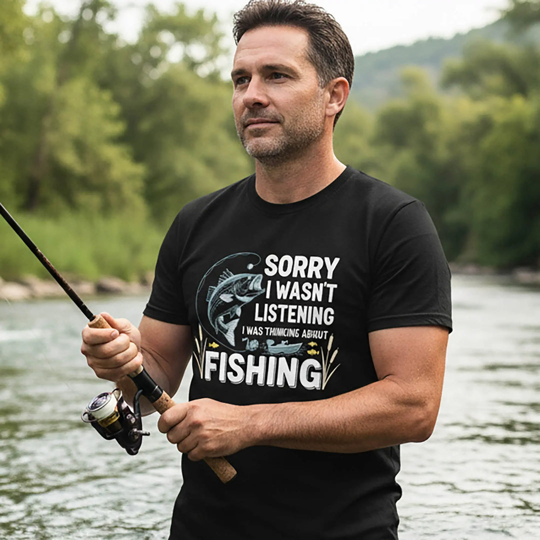Sorry I Wasn't Listenning - Fishing T-Shirt T-Shirt