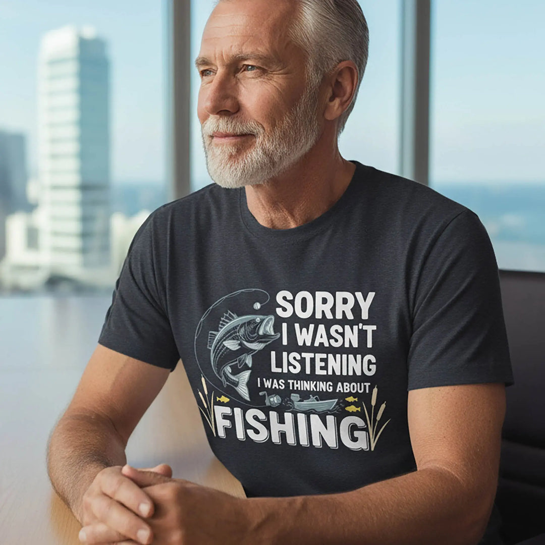 Sorry I Wasn't Listenning - Fishing T-Shirt T-Shirt