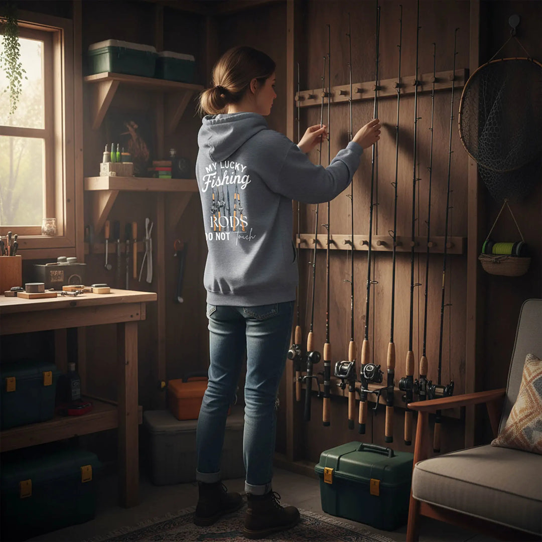 My Lucky Fishing Rods Hoodie Hoodie